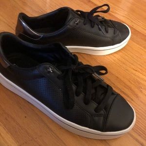 black Skechers from their Street collection.